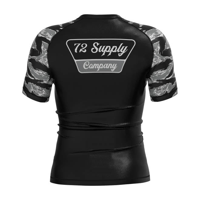 Tiger Stripe Rash Guard (grey)